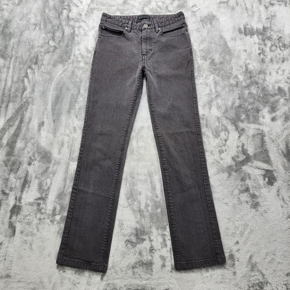 Richard Chai Jeans‎ Mens 28 Gray Slim Straight Stretch Denim Zipper Pocket Moto